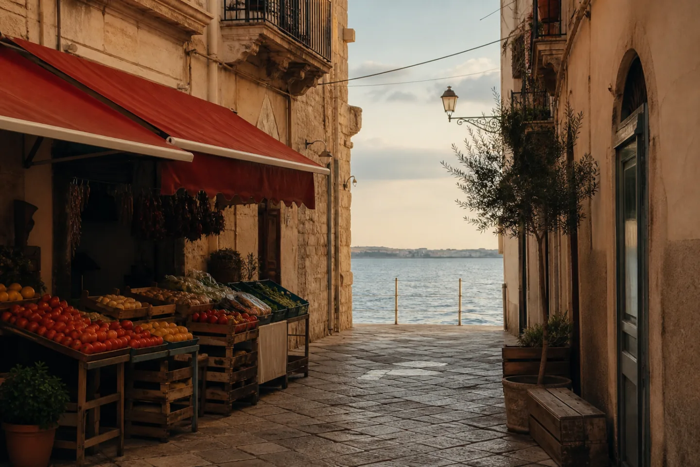 Marchés, pierres blondes et baignades